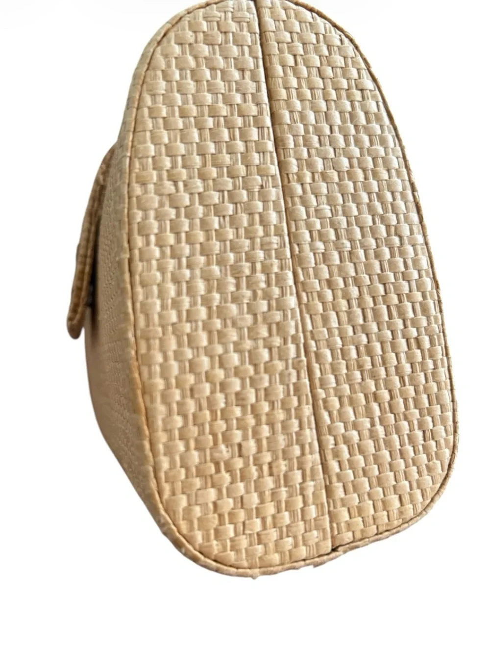 India Hicks x Crabtree & Evelyn Island Living Paper Straw Clutch Bag Minaudière